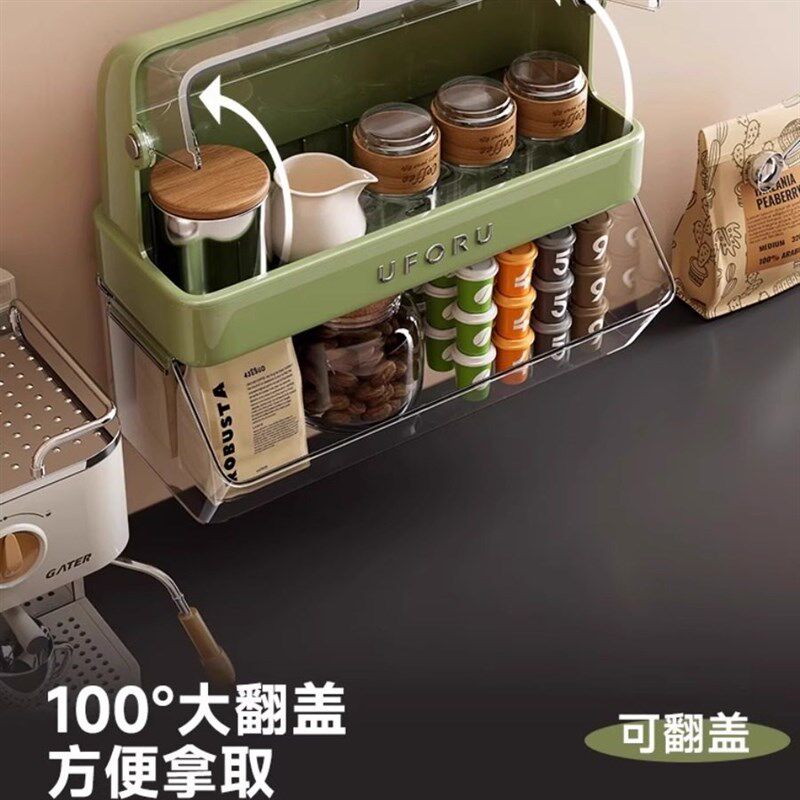 茶杯办公室带盖桌面厨房沥水置物架收纳轻奢托盘壁挂家用水杯架