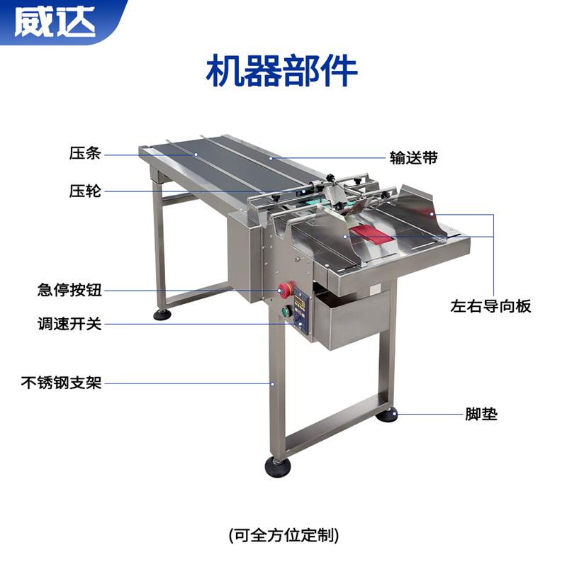 分页机全自动高速流水线纸盒喷码打码食品包装塑料袋速度变频可调