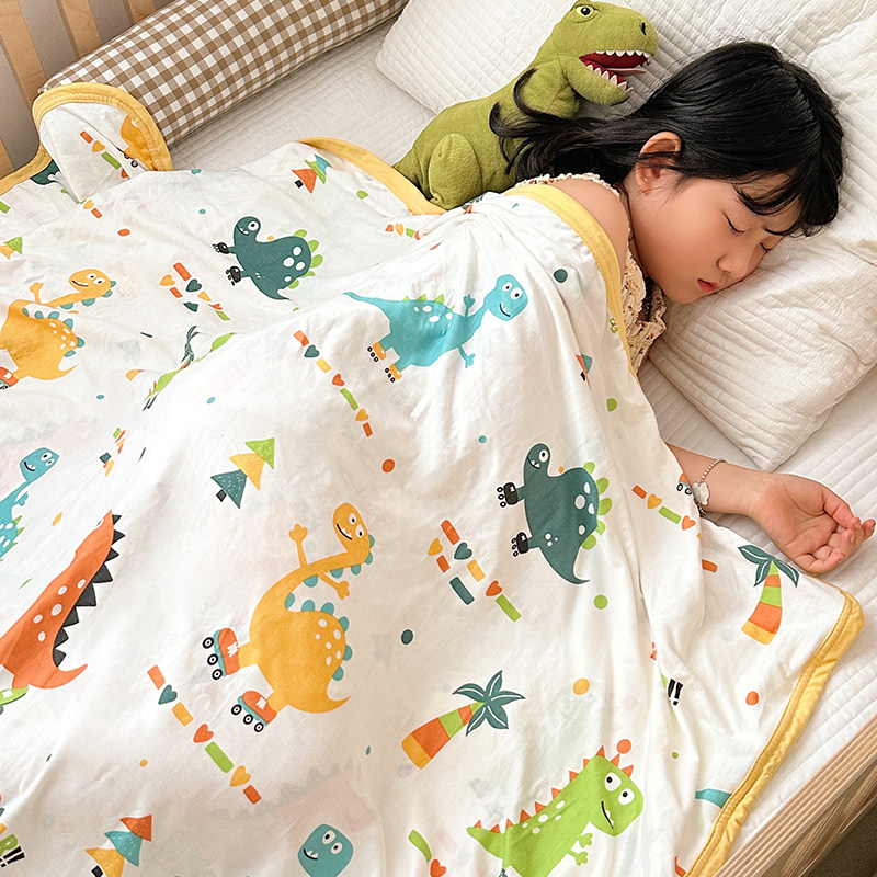 儿童冰丝毯宝宝夏季午睡毯夏凉毯子空调被幼儿园盖毯薄款被子盖被