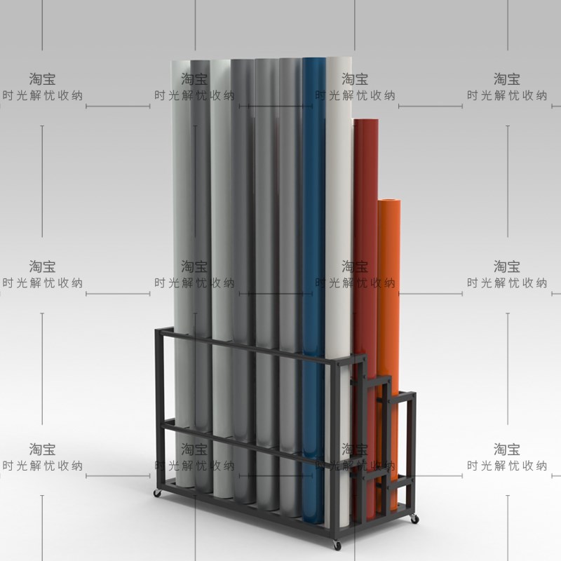 摄影背景纸收纳展示存放架摄影拍照拍摄PVC背景纸背景架