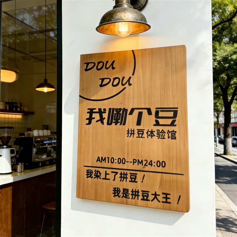 创意门头招牌定做实木刻字广告牌工作室营业告示民宿公司门牌定制