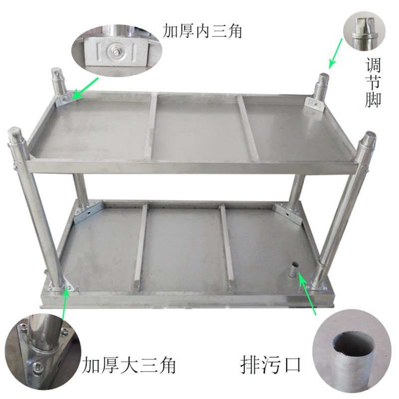 不锈钢宠物美容台诊疗台猫狗手术台宠物店大小号修剪剪毛桌输液台