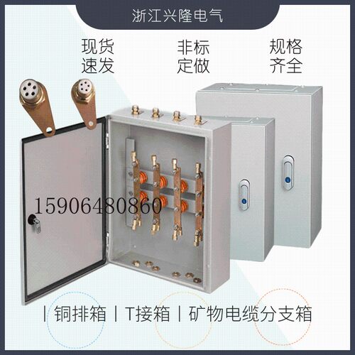 IKV矿物质绝缘电缆分支箱铜排式T接转换箱JXT1电缆接线端子分流箱