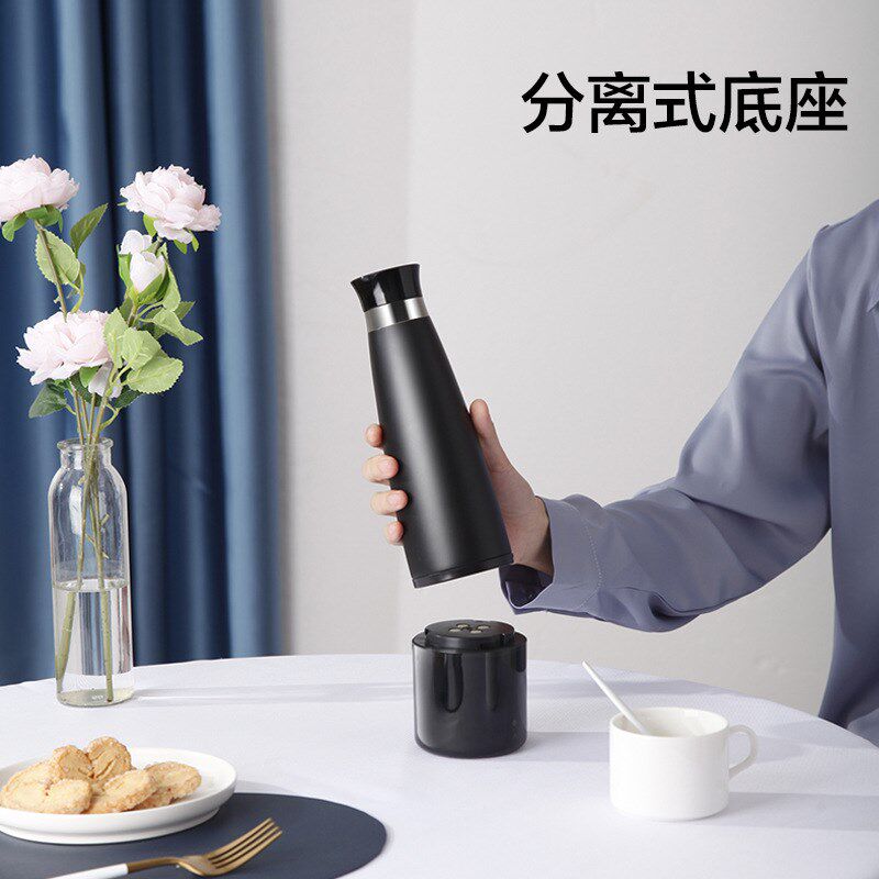 无线便携式加热烧水壶USB车载电热水杯小型电热壶恒温不插电充电