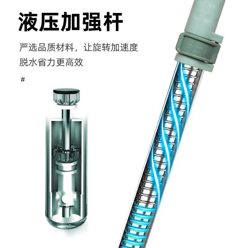 加厚旋转拖把桶单桶拖把懒人拖把干湿合一两用免手洗拖地桶墩布桶