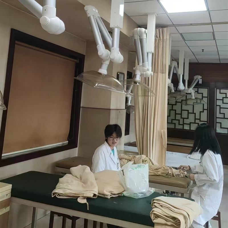 学校实验室万向抽气罩医院艾炙排烟系统折叠关节臂吸风万向排气罩