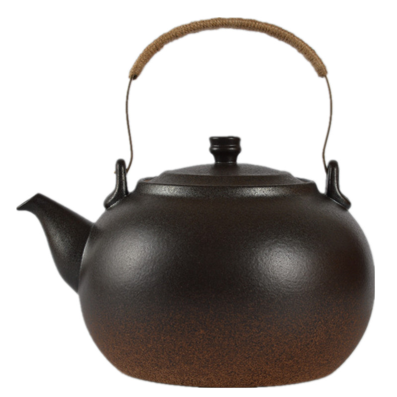 大容量陶瓷烧水煮茶壶耐高温煮茶器明火电陶炉提梁烧茶泡茶壶茶具