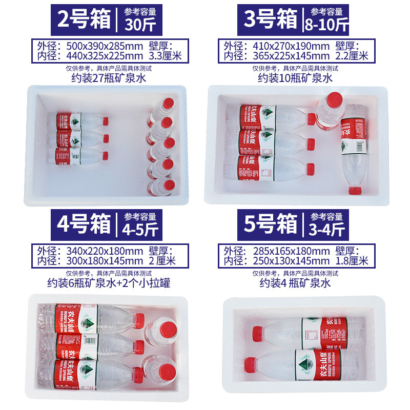 邮政3456号泡沫箱快递专用保温箱枇杷水果打包泡沫盒子种菜商用