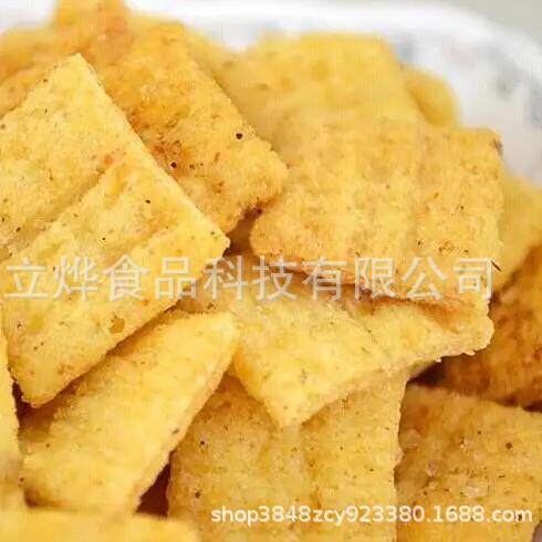 油炸膨化妙脆角黄金角好多鱼生产线设备三角片膨化成型机