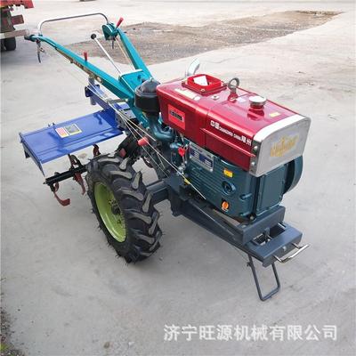 手扶15马力开沟机多用手扶旋耕机电启动手扶拖拉机