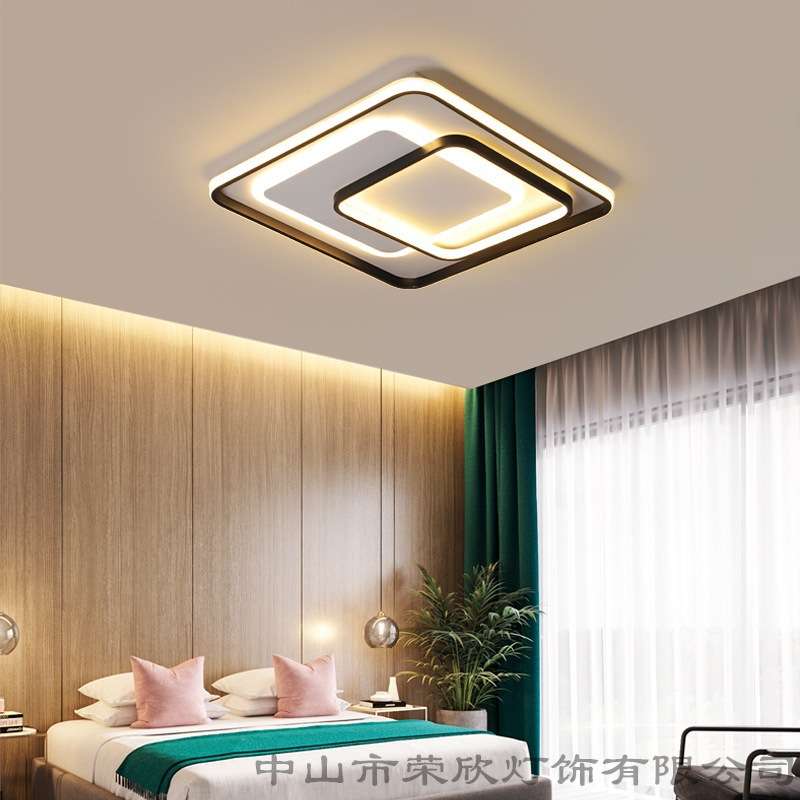 2020年新款led吸顶灯现代简约创意北欧时尚卧室灯大气家用客厅灯