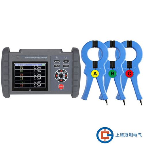 冠测三相数字相位伏安表GC3010D大口径三相相位伏安仪