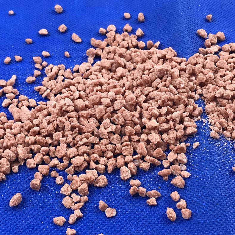 现货供应红色大颗粒盐热敷红盐大颗粒粗盐盐屋铺地装修用盐粒