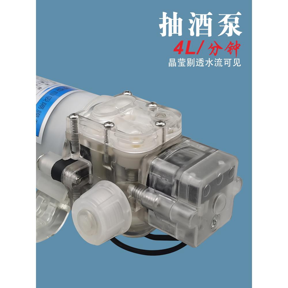 食品级抽酒泵吸酒器抽酒器白酒电动家用小型自吸泵220v抽酒专用泵