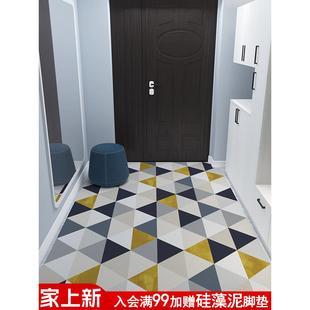 入户门地垫进门门口门垫轻奢北欧客厅卧室玄关防滑防水地毯脚垫