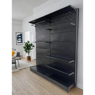 新款加厚耐用五金少女洞洞板可挂骑行户外装备收纳墙金属置物架