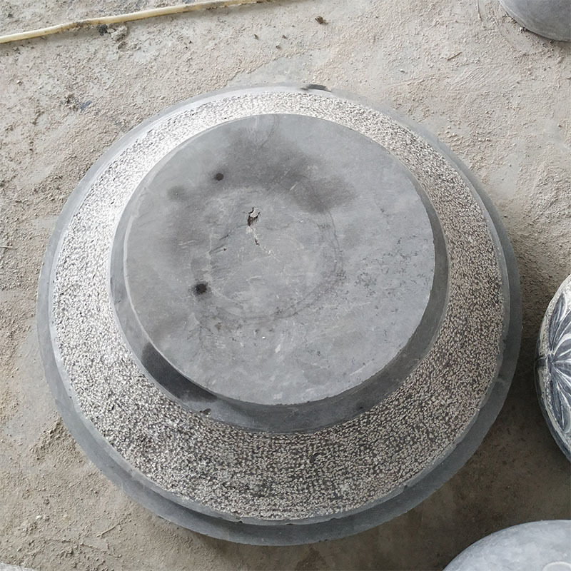 厂家供应各种规格青石石雕柱顶石柱墩古建摆件柱础石