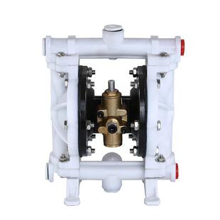 工程塑料气动隔膜泵QBY耐腐蚀铝合金不锈钢PP塑料胶水污水往复泵