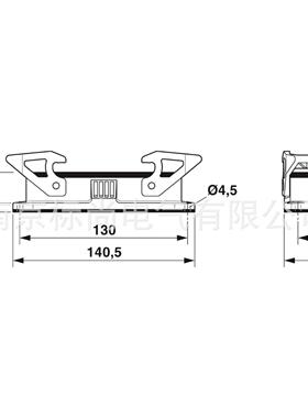 phoenix菲尼克斯壳体HC-STA-B24-BWD-ELC-AL-1411331面板安装底座