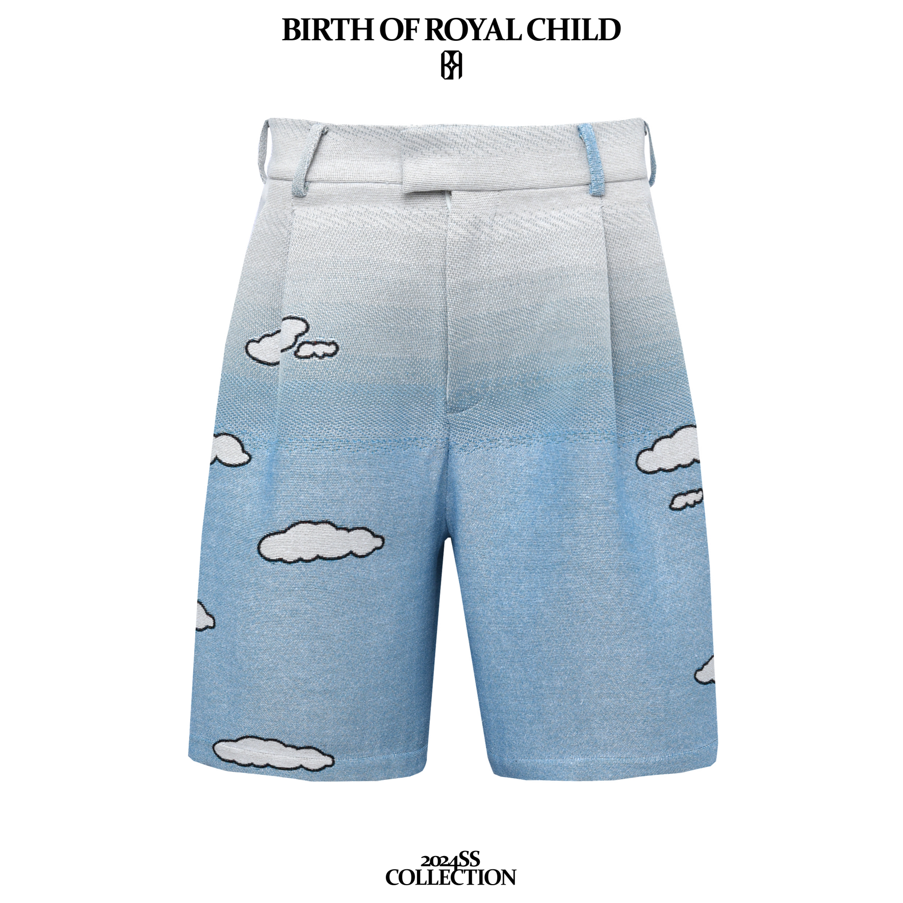 BIRTH OF ROYAL CHILD.BORC 【严浩翔同款】菲力猫卡通五分短裤男