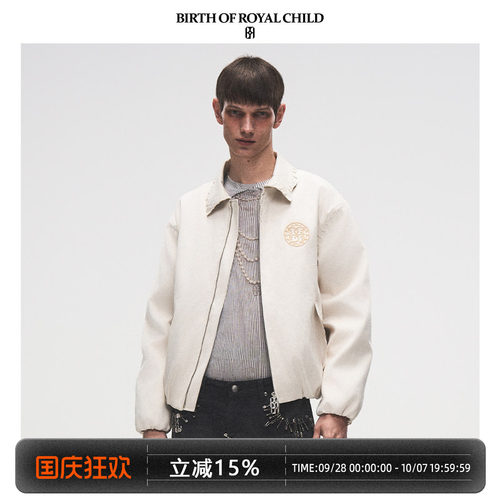BIRTH OF ROYAL CHILD.BORC 【张真源同款】外缝航海图夹克男