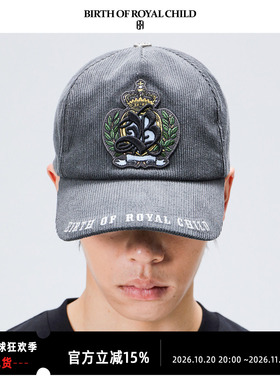 BIRTH OF ROYAL CHILD.BORC 【蔡徐坤同款】橡树棒球帽复古肌理