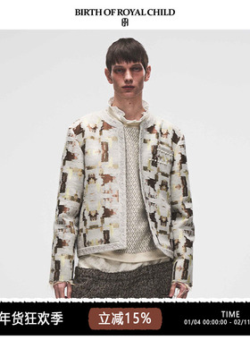 BIRTH OF ROYAL CHILD.BORC 【毛不易同款】巴洛克提花夹克外套