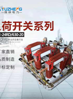 豫峥电力专业生产FZRN21-24D/T630A-20KA户内高压真空负荷开关