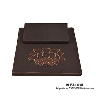打坐垫禅修垫家用天然椰棕垫子跪拜静坐禅垫蒲团打座坐垫