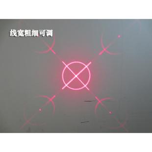 厂家直销现货圆环带十字线效果激光器可调线宽十字圆圈镭射定位灯