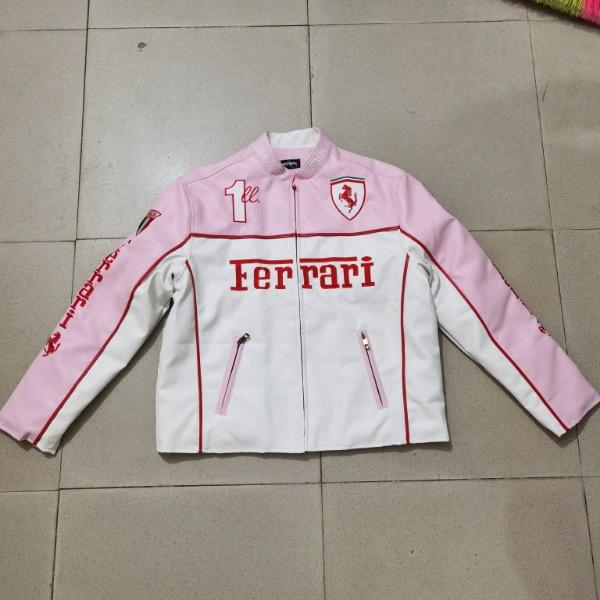 thumbnail for Pepsie European and American High Street Retro Vintage Embroidered Baseball Biker Jacket with Letter Logo and Cotton Lining