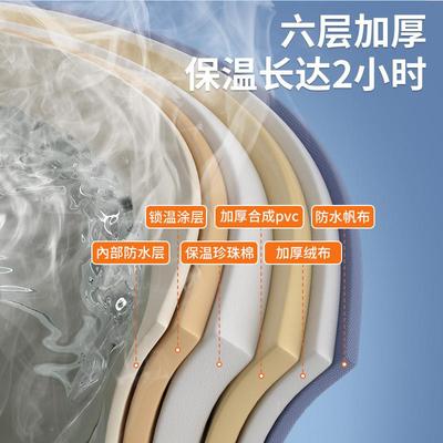 工厂大人家用躺姿沐浴长方形浴缸儿童婴儿折叠泡澡桶成人可折叠方
