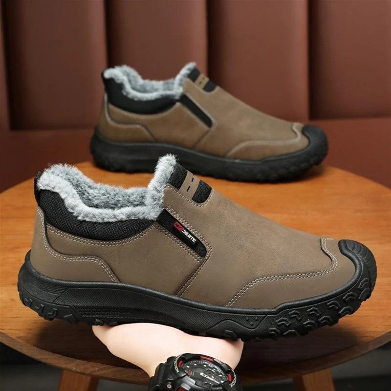塔弗森男装专营冬季男士棉鞋加绒保暖一脚蹬棉靴运动中老年防滑,流行男鞋,棉鞋,淘宝优惠券,粉丝福利购,淘宝优惠卷