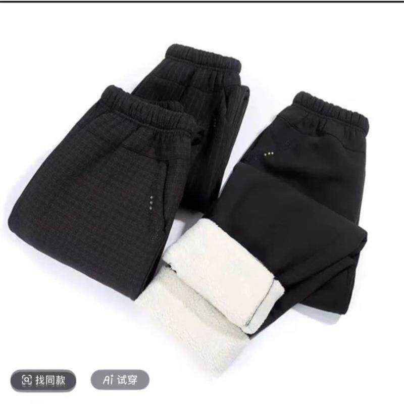 1贝才新服饰百货中老年人女裤冬款加绒厚宽松奶奶装中年妈妈长裤