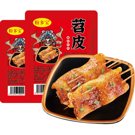 烤苕皮烧烤重庆四川特产烤食材露营家用宽粉芍皮古蜀味道粉皮160g