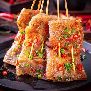 烤苕皮烧烤重庆四川特产烤食材露营家用宽粉芍皮古蜀味道粉皮160g