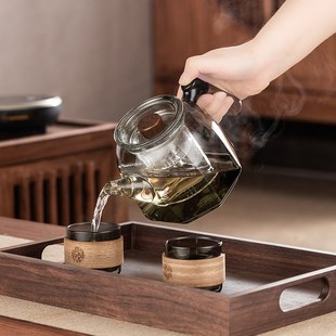 玻璃茶壶泡茶家用耐高温加厚过滤花茶水分离煮茶器功夫红茶具套装