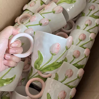 郁金香杯子伴手礼实用小礼品女伴娘伴郎小众高级单品小物件盒子空