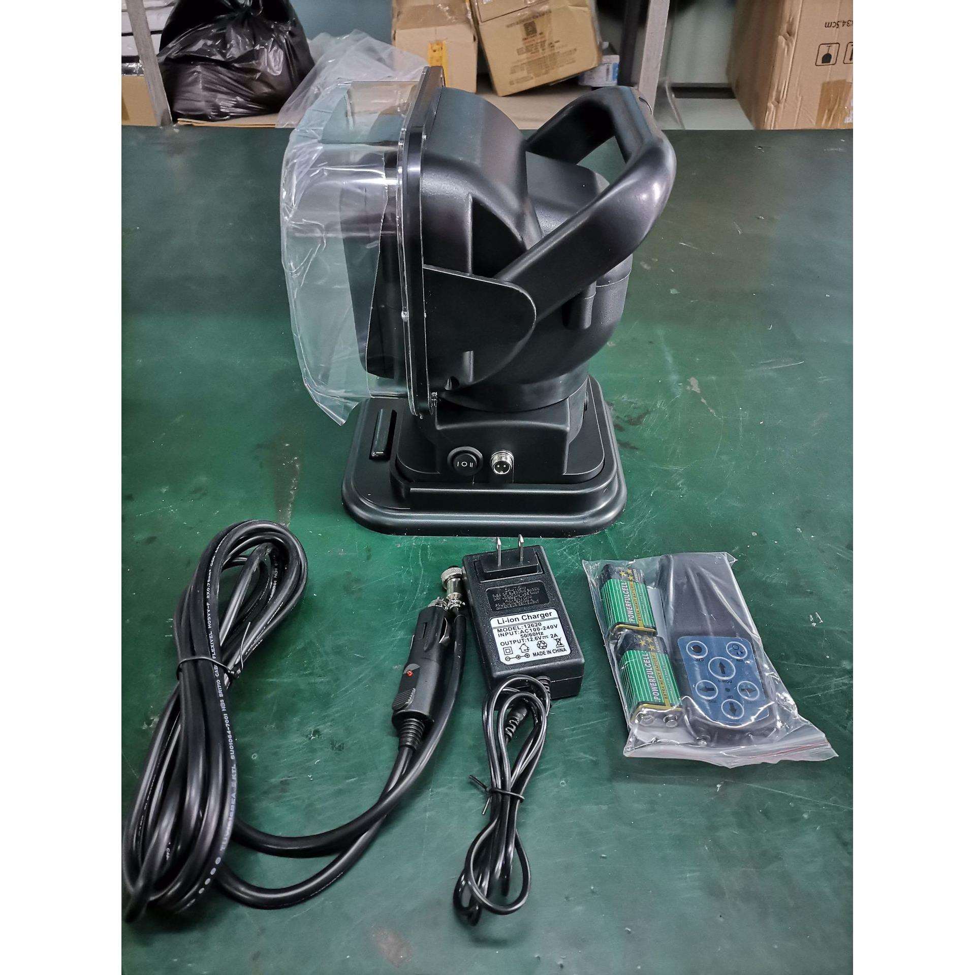 充电款车载遥控50w大功率遥控灯led工作检修灯工程车灯探照越野