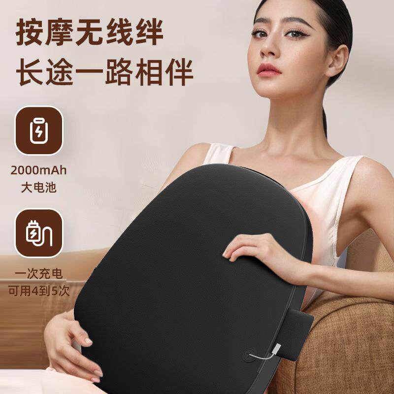 跨境按摩器肩颈椎腰部背部全身自动多功能靠垫家用揉捏椅按摩仪