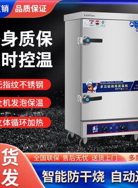 蒸饭柜商用电蒸箱全自动家用小型380v食堂蒸饭机燃气蒸饭车220伏