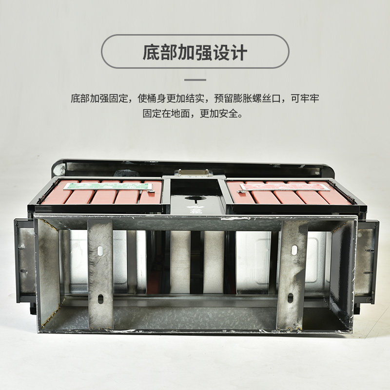 户外垃圾桶分类垃圾箱环卫公园景区大号小区室外双桶果皮箱拉圾筒