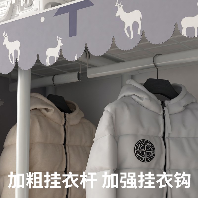 简易衣柜折叠免安装布衣柜家用卧室小户型儿童布艺组装收纳柜衣橱