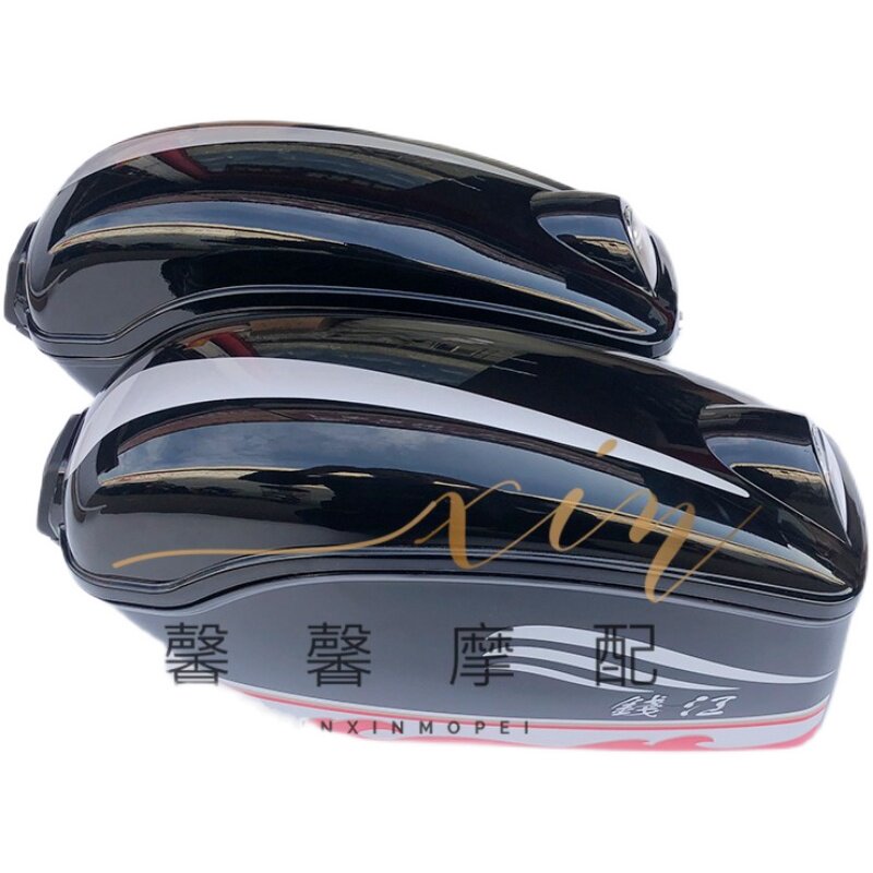 适用钱江摩托车风暴太子摩托车150-18F/3B/18R/3A侧箱边箱挂箱