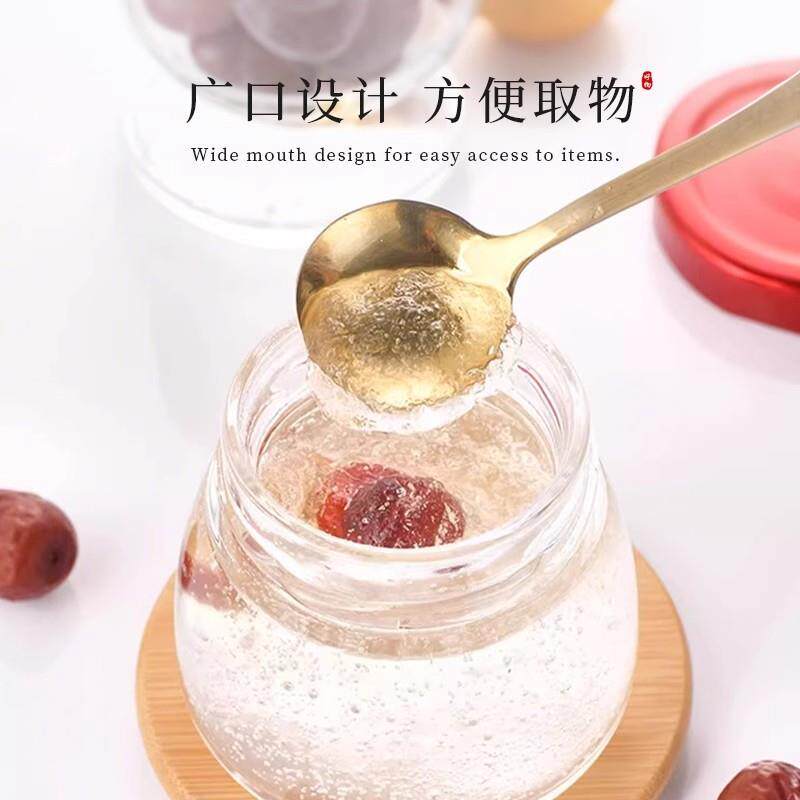 燕窝炖盅食品级耐高温加厚玻璃锅可蒸煮小炖罐隔水炖分装蒸盅炖碗