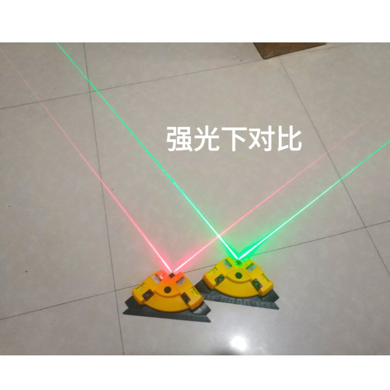 绿光激光90度直角水平仪红外线窗帘裁布画线地线仪标线定位打线器