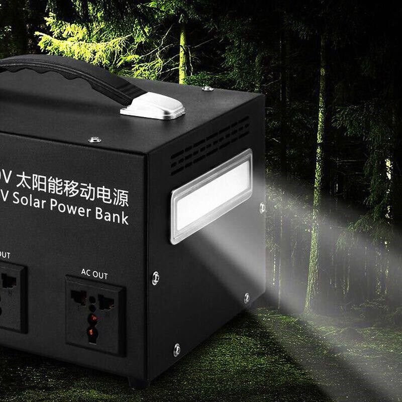 太阳能发电机家用220v光伏发电小型锂电池户外全套蓄电发电一体机