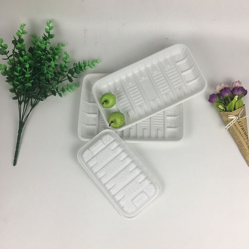 一次性白色PP塑料生鲜托盘超市食品托盘蔬菜水果肉娄打包盒