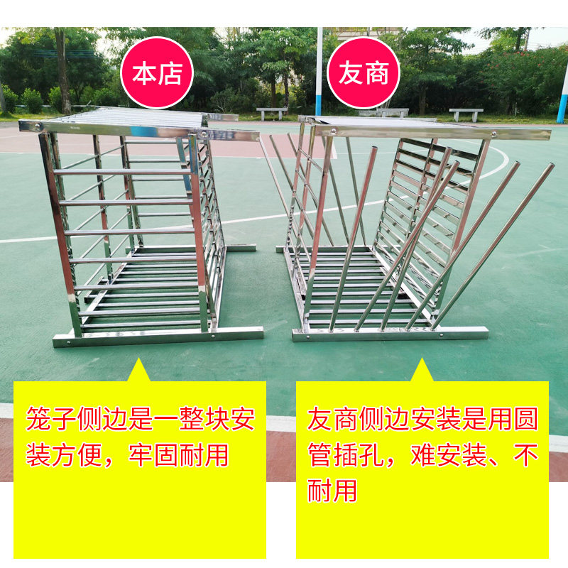 鸡笼家用大号不锈钢鸡鸭鹅兔笼自家养笼带轮子养殖不锈钢笼鸡舍