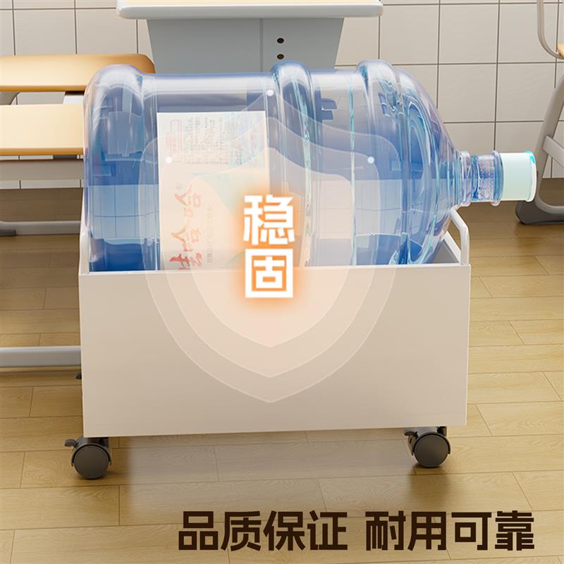 书箱带轮子书本收纳箱桌下书架高中生放书收纳筐可移动教室放置架